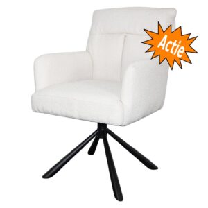 Eetkamerstoel Fresco in Ivory